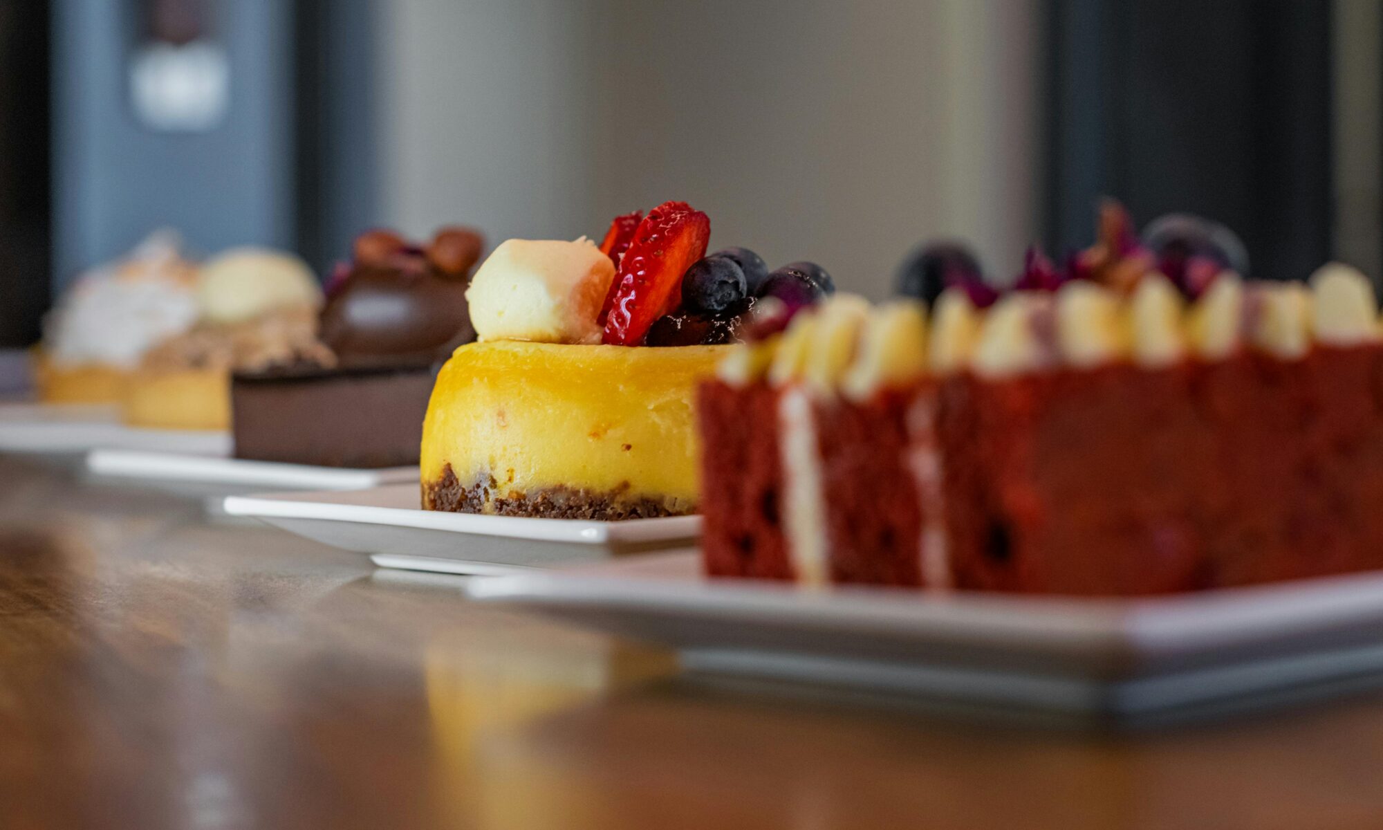 variety of cakes